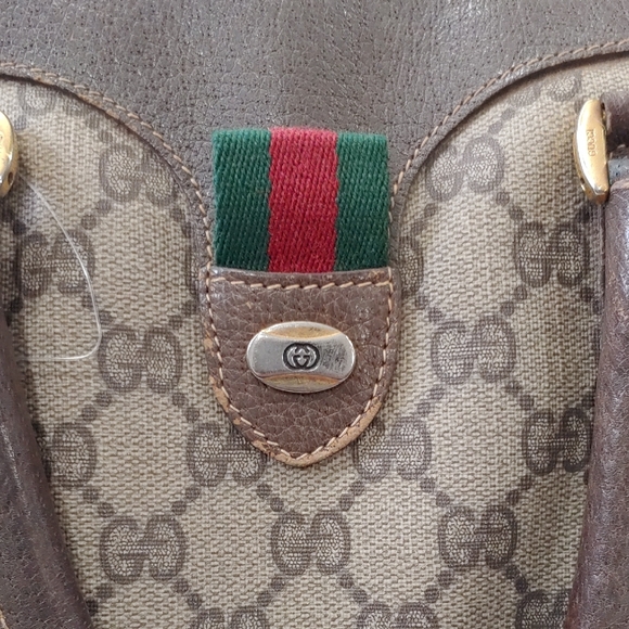 Gucci Brown Monogram Handbag - Picture 2 of 11
